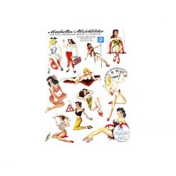 Sticker- Set NN PRODUCTS Pin Up - Rockabilly (21 x 29.6cm)
