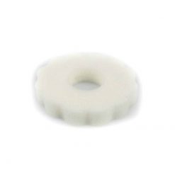 Zierschwamm NN PRODUCTS für Tank/Tankdeckel in weiss, gewellt