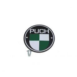 Abdeckung MOPED KINGS mit PUCH- Logo, inkl Schrauben für Luftfilteröffnung