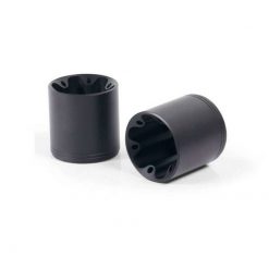 Endkappe REMUS STRAIGHT END V1 (Paar) in SCHWARZ zu Auspuff CUSTOM Ø 102mm