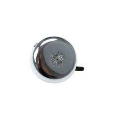 Glocke MOPED KINGS Kleeblatt- Prägung, Ø 55mm in chom