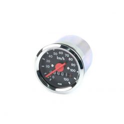 Tacho-Kopf MMB (Typ VDO) Ø 48mm bis 120 km/h (Zifferblatt: schwarz / Ring: