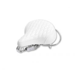 Sattel MOPED KINGS PROJECT 346 - DIAMOND in weiss (31.5 x 30 x 16cm)