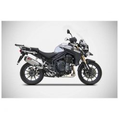 Auspuff ZARD PENTA (3 in 1) in Carbon mit Carbon- Endcap zu Triumph (CH- H