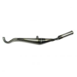 Auspuff HOMOET DEMPER P4 RACE in roh, unlackiert zu Puch Maxi N/S