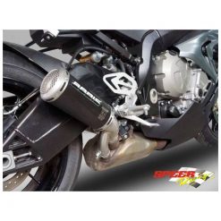 Auspuff BODIS GPC-RS II-GEX in INOX/SCHWARZ (SS/BL) zu BMW (CH- Homologier