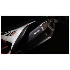 Auspuff REMUS BLACK HAWK in EDELSTAHL SCHWARZ zu KTM (CH- Homologiert) EUR