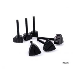 Seitenschutzschrauben- Set MOPED KINGS CNC schwarz- eloxiert zu Puch Maxi N