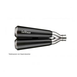 Auspuff LeoVince GP Duals in inox-schwarz zu Honda (CH-Hom)