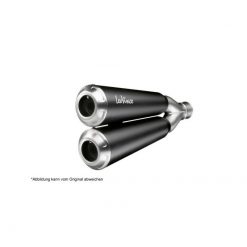 Auspuff LeoVince GP Duals in inox-schwarz zu Kawasaki (CH-Hom)