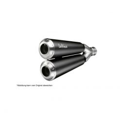 Auspuff LeoVince GP Duals in inox-schwarz zu Ducati (CH-Hom)