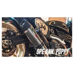 Auspuff GPR (2in1) GPE Anni. Poppy in carbon-look zu Suzuki (CH-Hom)