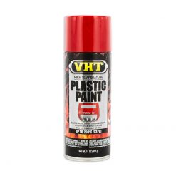 Farbspray VHT PLASTIC PAINT Motorabdeckung in ROT GLANZ bis 93°C (400 ml)