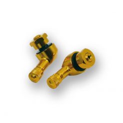 Ventile 90°/alu gold für Tubelessfelge Ø8.3mm (2 Stk.)