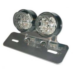 Rücklicht LED mit Alu Kennzeichen-Halter CE
