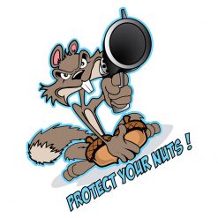 Aufkleber protect your nuts (7x7cm)