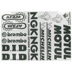 Kleberset Yamaha schwarz (Sponsorkit) (34x24cm)