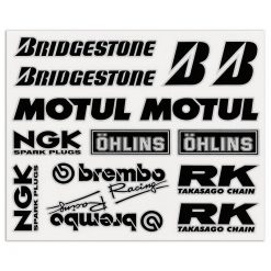 Aufkleberset Brembo (Sponsorkit) (24x19cm)