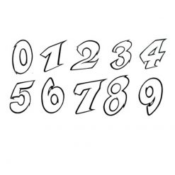 Kleber Nr.6 weiss 9 cm hoch