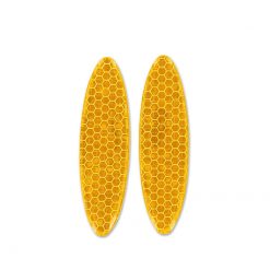 Rückstrahler 89x25mm oval orange zum kleben (2 Stück)