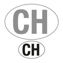 CH-Aufkleber klein 90x60mm