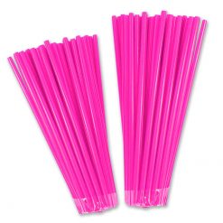 Speichenverkleidungen (Hüllen) 38x21/38x19cm neon pink