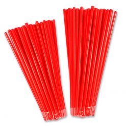 Speichenverkleidungen (Hüllen) 38x21/38x19cm rot