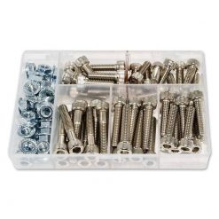 Schraubensortiment + Muttern M6 Inbus 12.9 Zugfestigkeit, 80 Stk