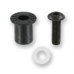 Gummiklemmmuttern M5x16mm inkl. Schrauben schwarz (8 Stück)