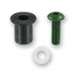 Gummiklemmmuttern M5x16mm inkl. Schraube grün (8 Stück)