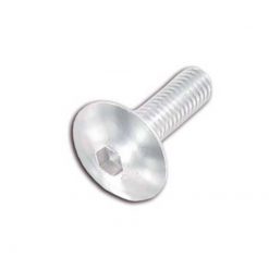 Flachkopfschraube M6x30mm Alu-silber (6 Stück)