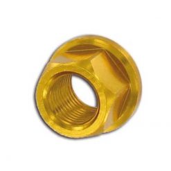 Radmutter M12x1.25mm Alu gold (1 Stück)