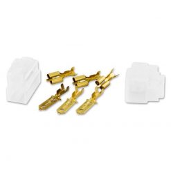 Stecker 3-polig/Ersatzstecker 3-pin universal komplett (6.3mm)