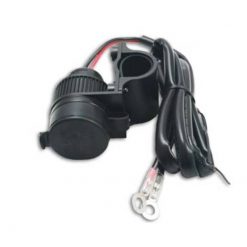 Steckdose/Zigarettenanzünder 12V mit Deckel für Lenkermontage