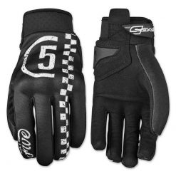 Handschuhe Racer Polymesh/Leder, schwarz, Gr. M