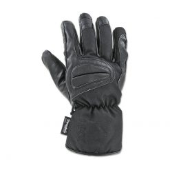 Handschuhe Cordura Winter Leder/textil schwarz (Grösse M)