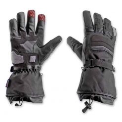 Handschuhe Winter Rindsleder mit smart touch, schwarz, L