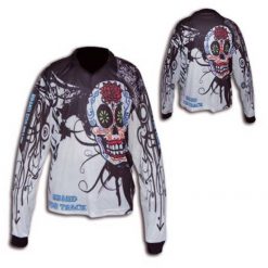 Raceshirt weiss/schwarz (Grösse M) NETTOPREIS