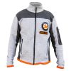 Fleece-Jacke BYE BIKE anthrazit/grau Grösse M