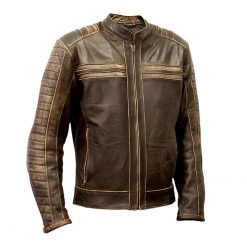 Jacke Motorrad ARCHIVE CLASSIC Büffel-Leder, Herren XXXL