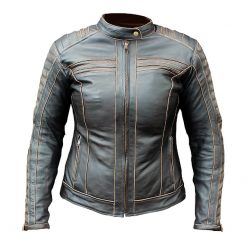 Jacke Motorrad ARCHIVE CLASSIC Büffel-Leder, Damen M