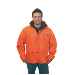 Jacke mit Faserpelz orange scooter Grösse S NETTOPREIS
