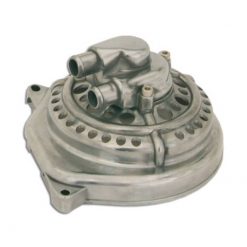 Wasserpumpendeckel Alu Minarelli H2O poliert