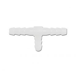 Verbindungsstück T Form 5mm für Benzinschlauch, Oelschlauch, Lungen weiss