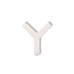 Verbindungsstück Y Form 3mm für Benzinschlauch, Oelschlauch, Lungen weiss