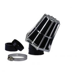Luftfilter TNT (Ø 28-35mm) chrom-schwarz 45°