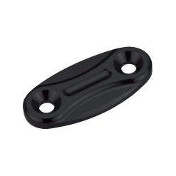 Abdeckung Spiegelbohrungen Aluminium Honda CBR 60x28mm, Lochdistanz: 40mm