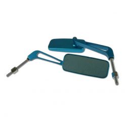 Rückspiegel rechts str8 CNC Alu blau NETTOPREIS