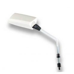 Rückspiegel Retro GP 1 weiss rechts M8