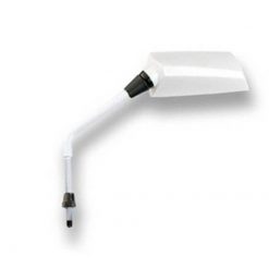 Rückspiegel Retro GP 1 weiss links M8